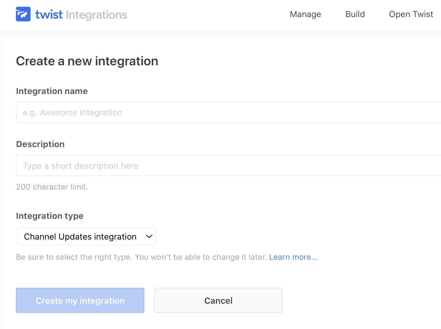 provide info about your integration